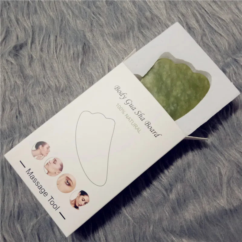 High-quality Quartz Jade Roller Massager For Face Body Anti-aging Natural Stone Guasha Scraper Massage tools