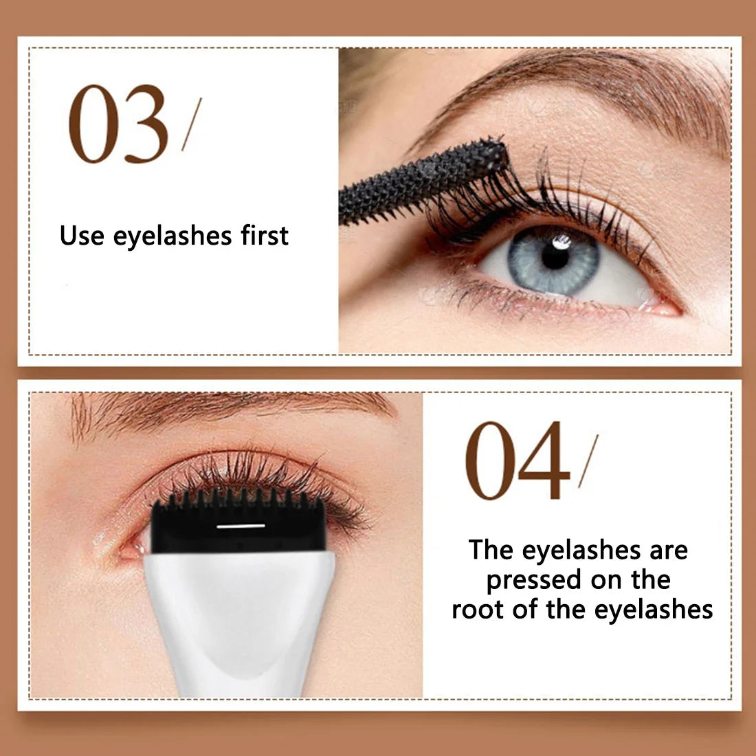 Portable 5D Heating Curling Electric Eyelash Curler 3 Modes Perm Eyelash Curler Heated Eyelash Grafting Long Lasting Makeup Tool