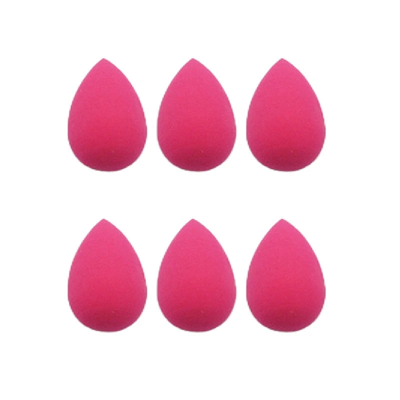 6Pcs Mini Makeup Sponge Powder Puff Beauty Sponge for Makeup Concealer Liquid Foundation Face Cosmetic Puff Make Up Sponge