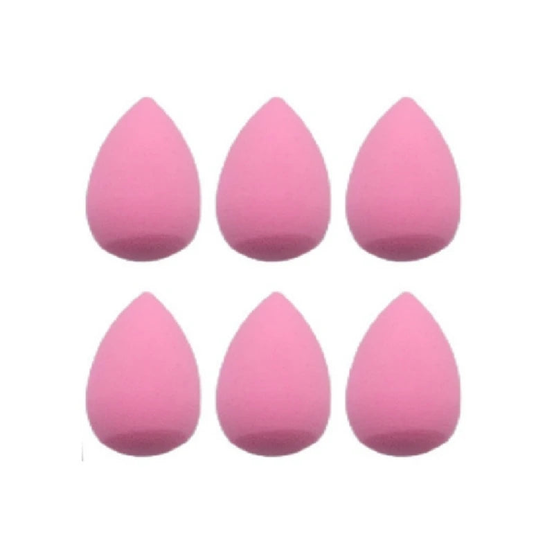 6Pcs Mini Makeup Sponge Powder Puff Beauty Sponge for Makeup Concealer Liquid Foundation Face Cosmetic Puff Make Up Sponge