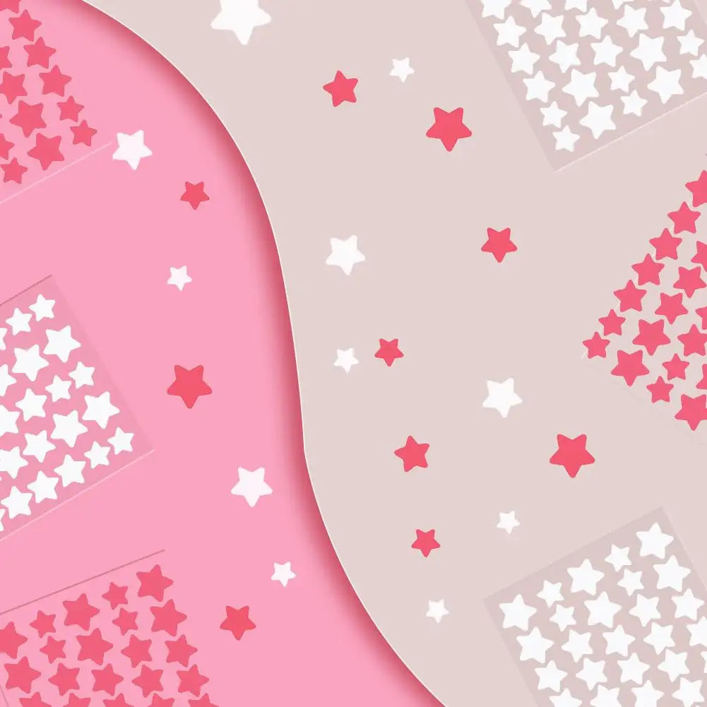 SOUG 240Pcs Cute Star Acne/Pimple Patch Acne Treatment Stickers Invisible Acne Stars Cover Face Spot Removal Pimple Skin Care