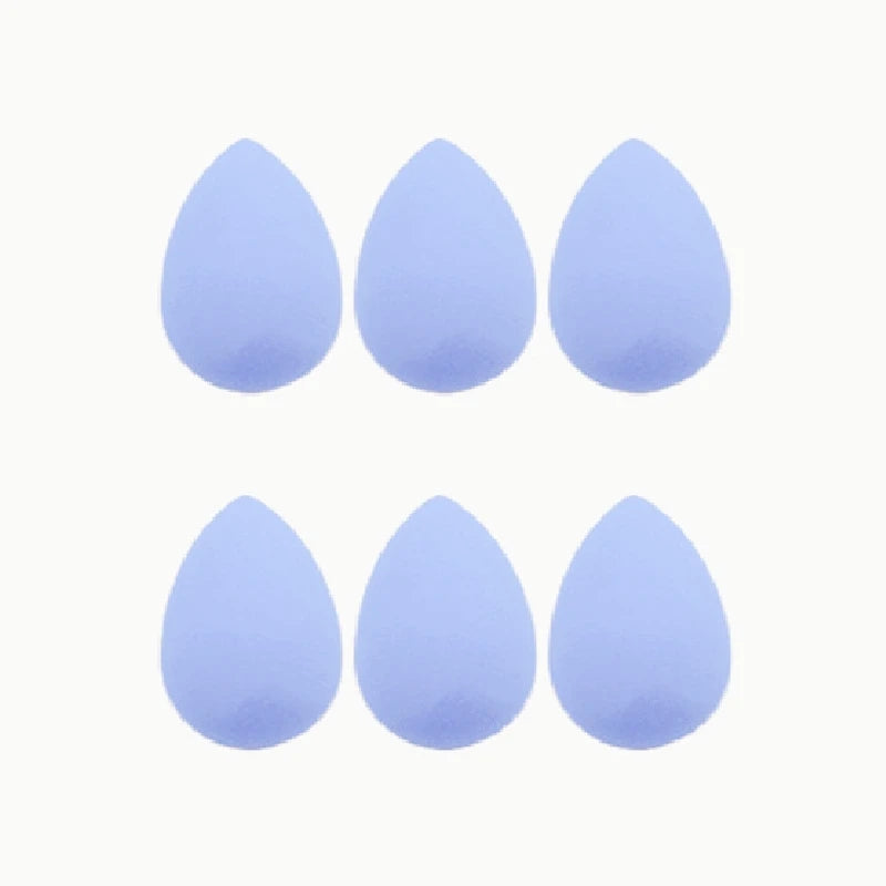6Pcs Mini Makeup Sponge Powder Puff Beauty Sponge for Makeup Concealer Liquid Foundation Face Cosmetic Puff Make Up Sponge