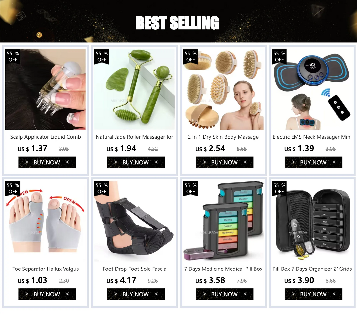 Natural Jade Roller Massager for Face Body Back Foot Massage Roller Facial Liftting Anti-wrinkle Double-end Gua Sha Jade Stone