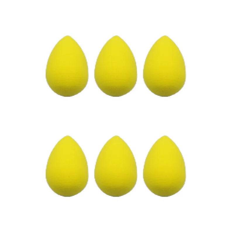 6Pcs Mini Makeup Sponge Powder Puff Beauty Sponge for Makeup Concealer Liquid Foundation Face Cosmetic Puff Make Up Sponge