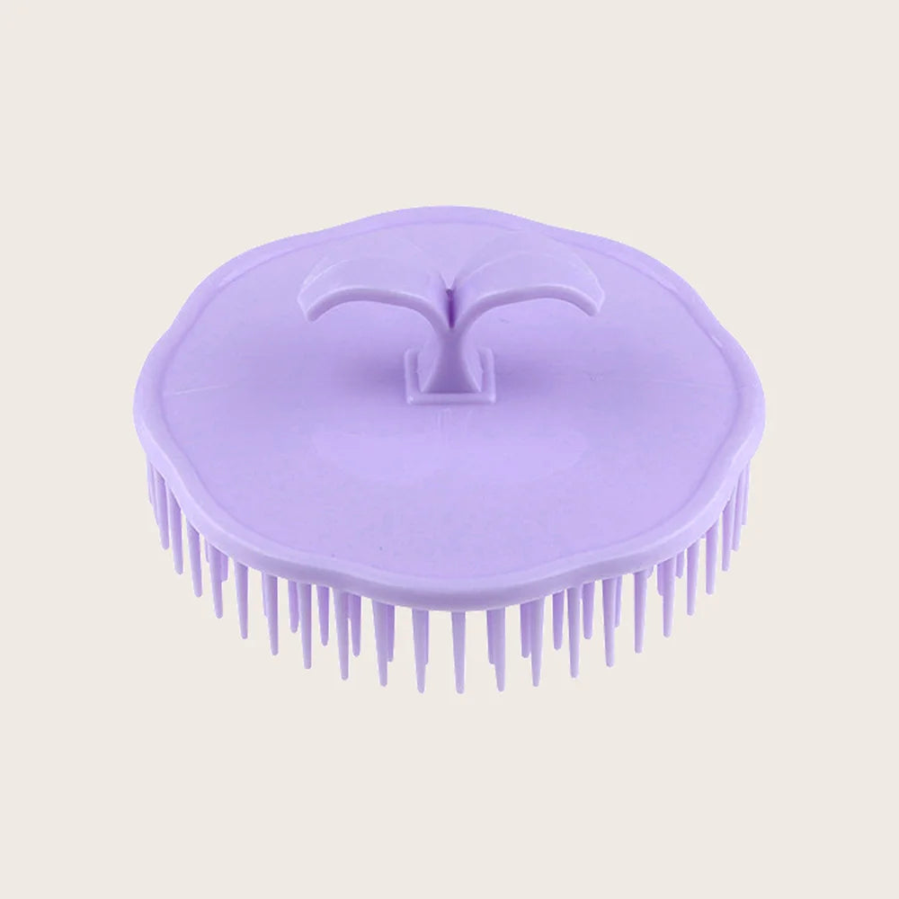 Handheld Silicone Head Wash Clean Care Hair Root Itching Scalp Massage Comb Shower Brush Shampoo Brush