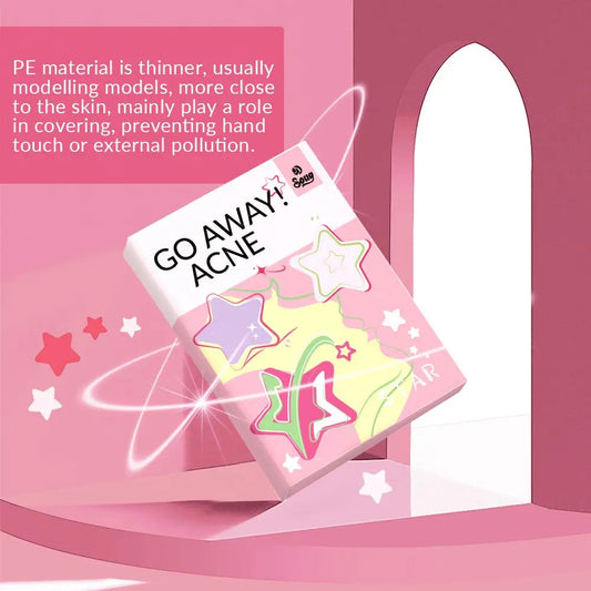 SOUG 240Pcs Cute Star Acne/Pimple Patch Acne Treatment Stickers Invisible Acne Stars Cover Face Spot Removal Pimple Skin Care