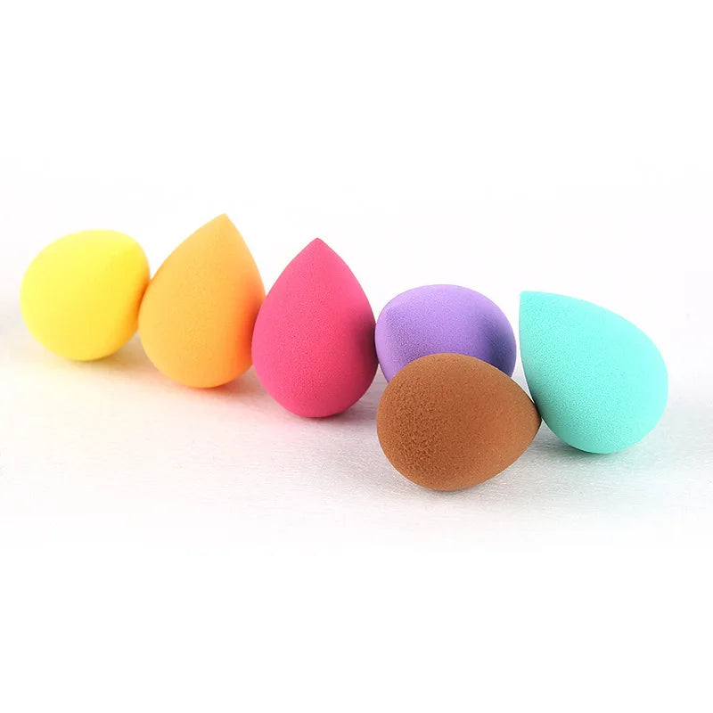 6Pcs Mini Makeup Sponge Powder Puff Beauty Sponge for Makeup Concealer Liquid Foundation Face Cosmetic Puff Make Up Sponge