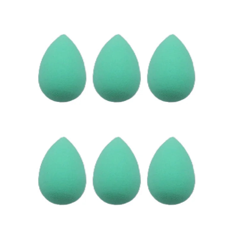 6Pcs Mini Makeup Sponge Powder Puff Beauty Sponge for Makeup Concealer Liquid Foundation Face Cosmetic Puff Make Up Sponge
