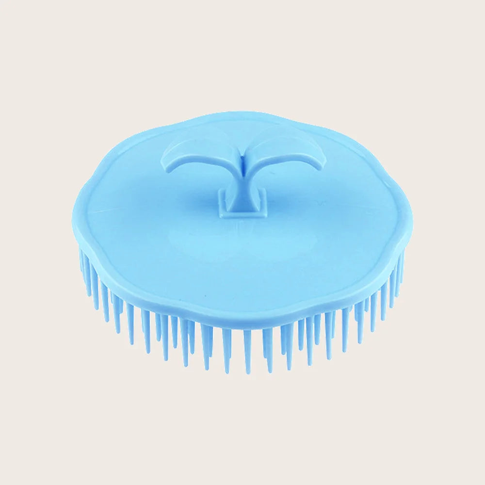 Handheld Silicone Head Wash Clean Care Hair Root Itching Scalp Massage Comb Shower Brush Shampoo Brush